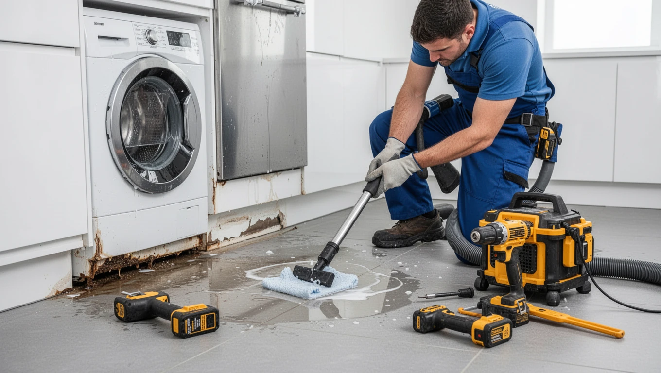 Appliance Leak Cleanup